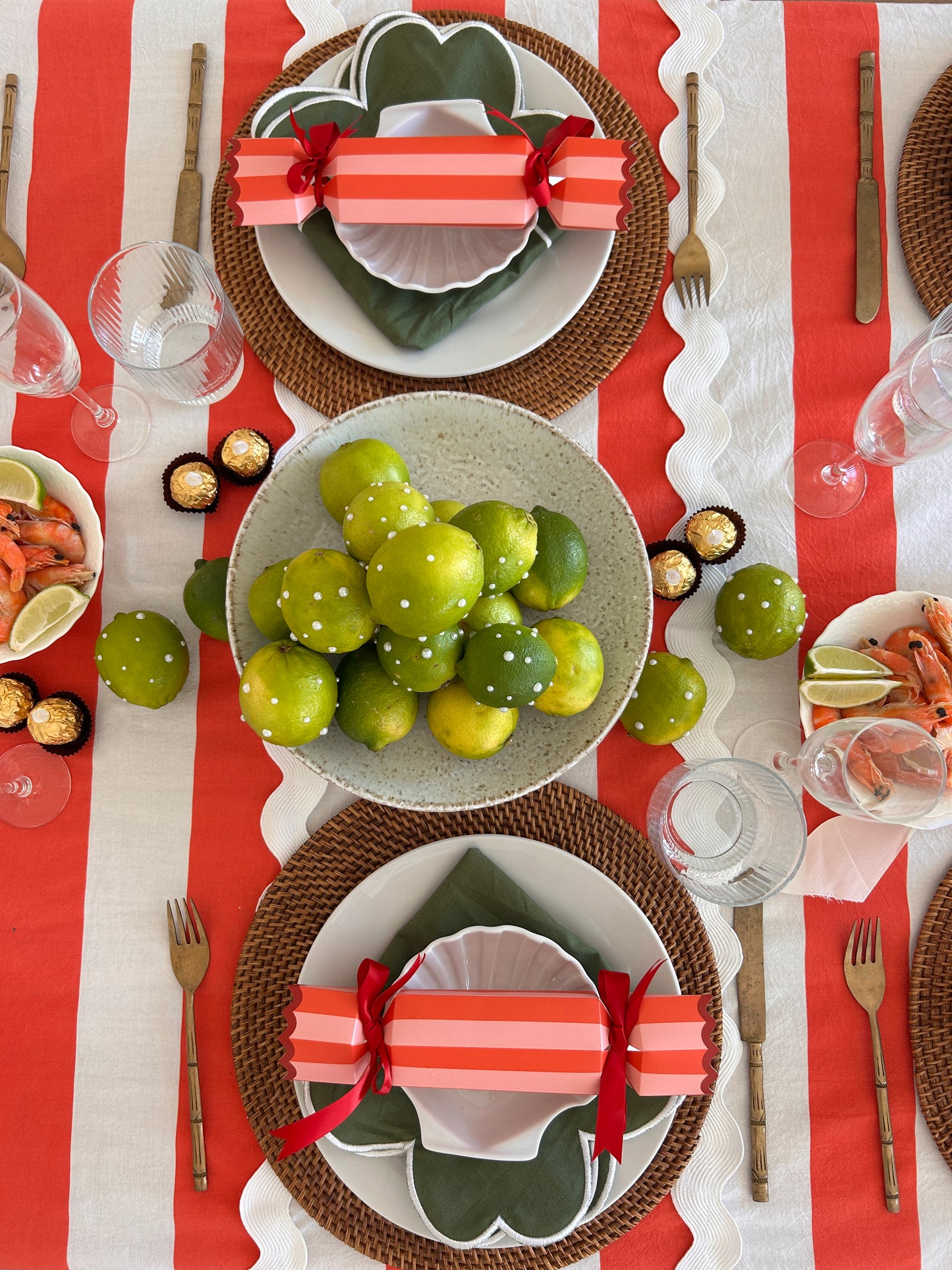 *Pre-order* Giulia’s Napkins/ Placemats Set of 4 - For tables that talk with their hands.