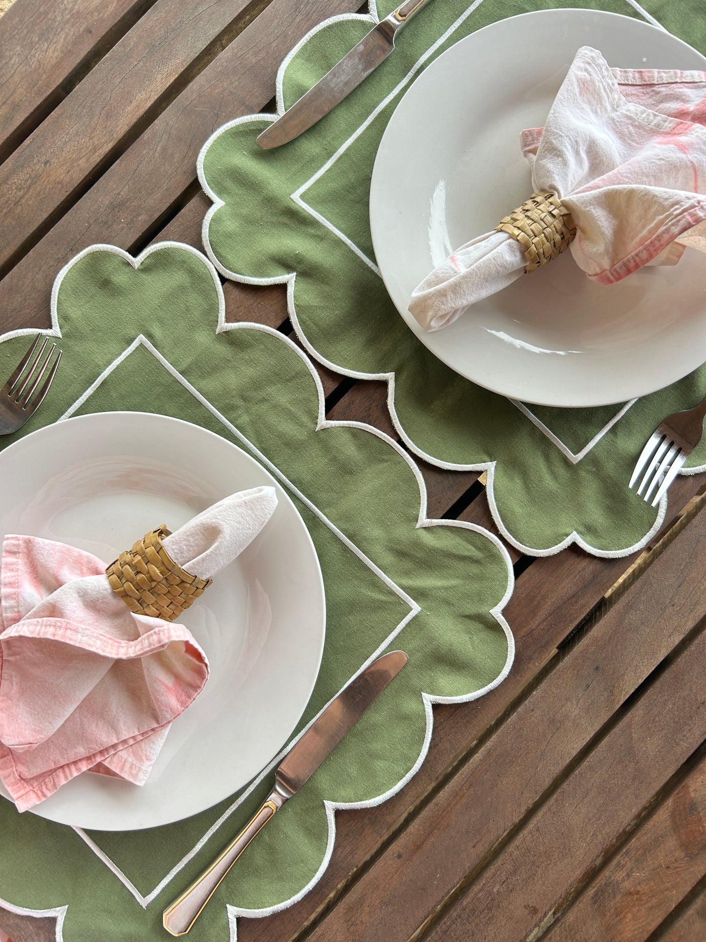 *Pre-order* Giulia’s Napkins/ Placemats Set of 4 - For tables that talk with their hands.