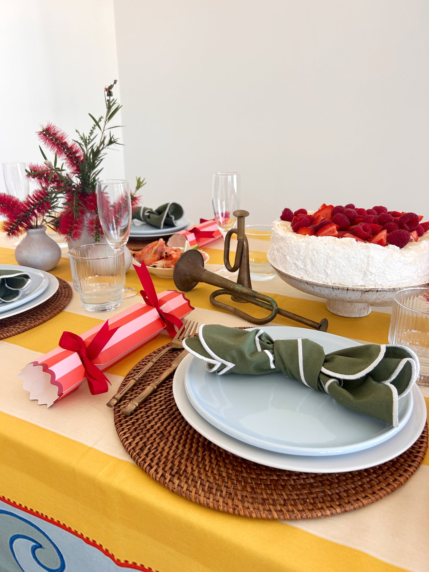 Isabella’s Tablecloth (Ships early Dec) – Made for Aperol, gossip, and golden hour.