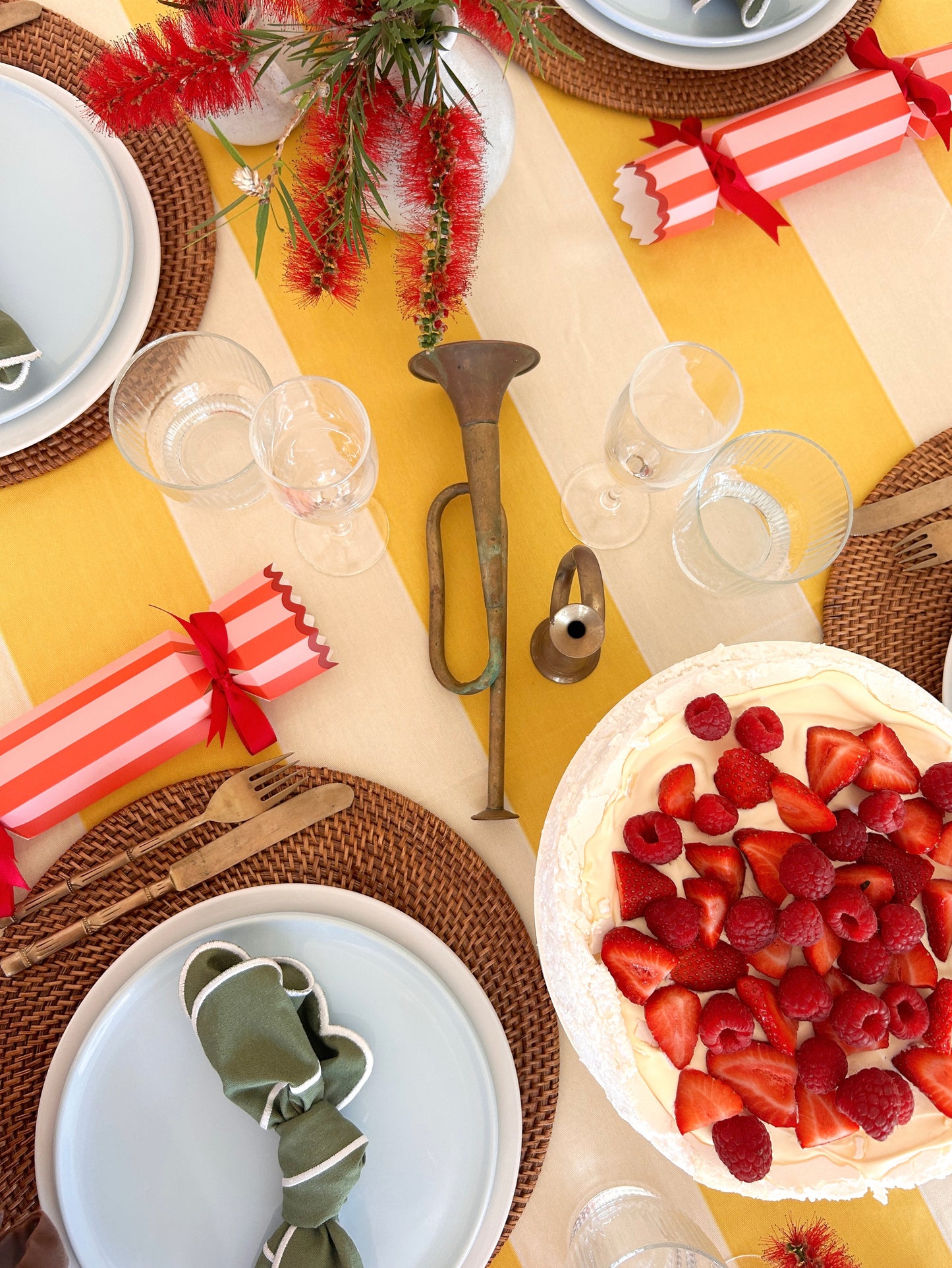 Isabella’s Tablecloth (Ships early Dec) – Made for Aperol, gossip, and golden hour.